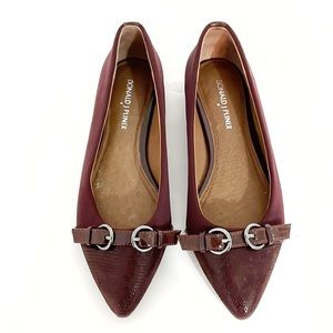 Donald J Pliner • Bettia Burgundy pointed ballet flats • 7M • EUC